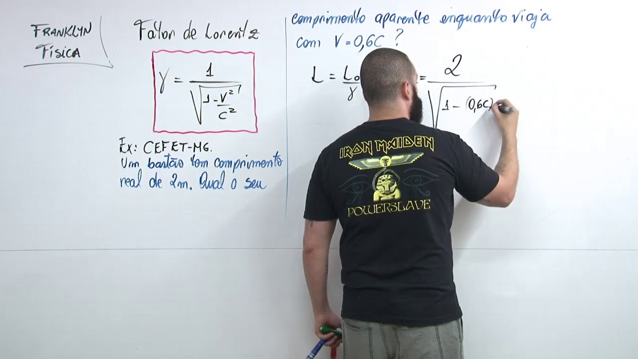 F&iacute;sica Moderna - Teoria da Relatividade - Prof. Franklyn