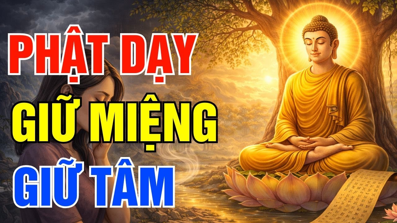 Giữ Miệng Giữ Tâm - Lời Phật Dạy Thấm Tận Tim, Nghe Để Nhẹ Lòng| Lời Phật Dạy Mỗi Ngày