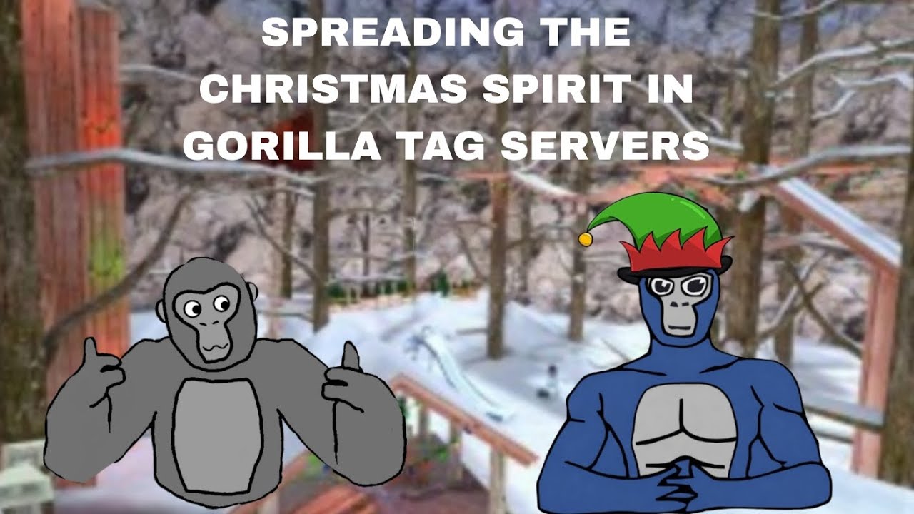 I spread the christmas spirit in gorilla tag servers 🎅🎅🎅 #gtag @christmas #christmasspirit