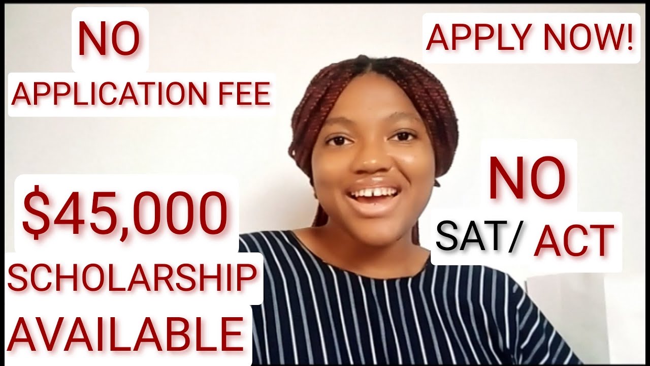 NO APPLICATION FEE| MULTIPLE SCHOLARSHIPS AVAILABLE| NO SAT/ACT TEST REQUIRED