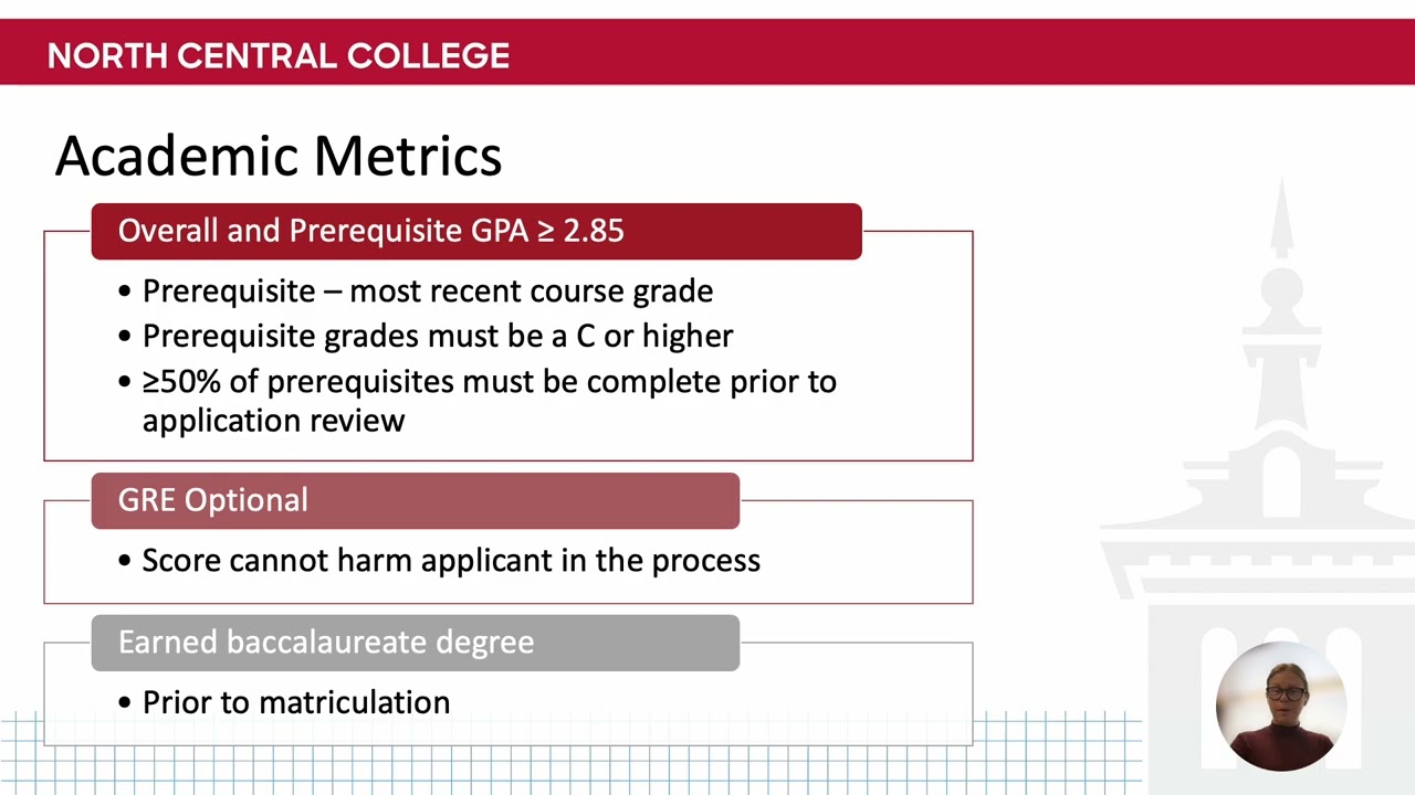 NCC DPT Admissions Tips and Tricks Part 1
