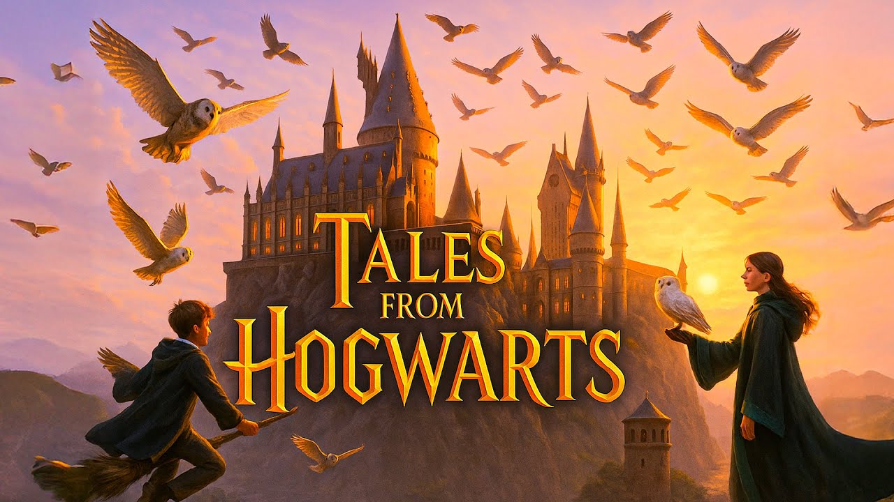 Tales from the Owlery: Feathers, Flights & Hogwarts Skies | Harry Potter ASMR for Sleep