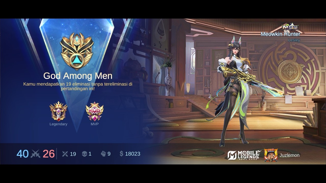 Match 57 Lesley Push Rank MLBB season 39, Akibat lesley dibawa ke late game ya gini 😂🤣