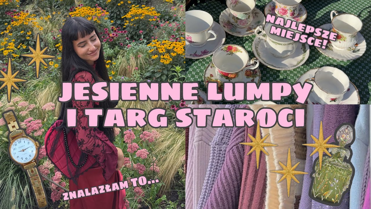 LECIMY NA LUMPY I TARG STAROCI 🔮🍂 jesienne ubrania • back to school  