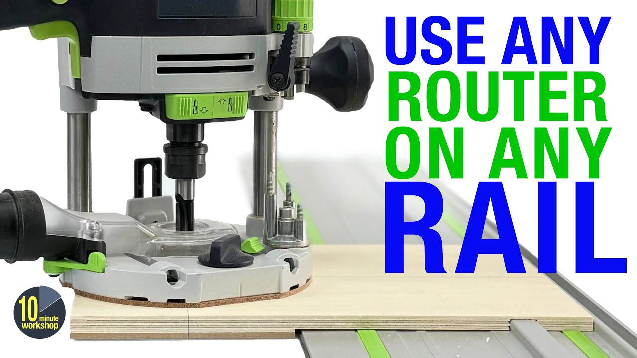 Quick, cheap & easy router guiderail fix [video 569]