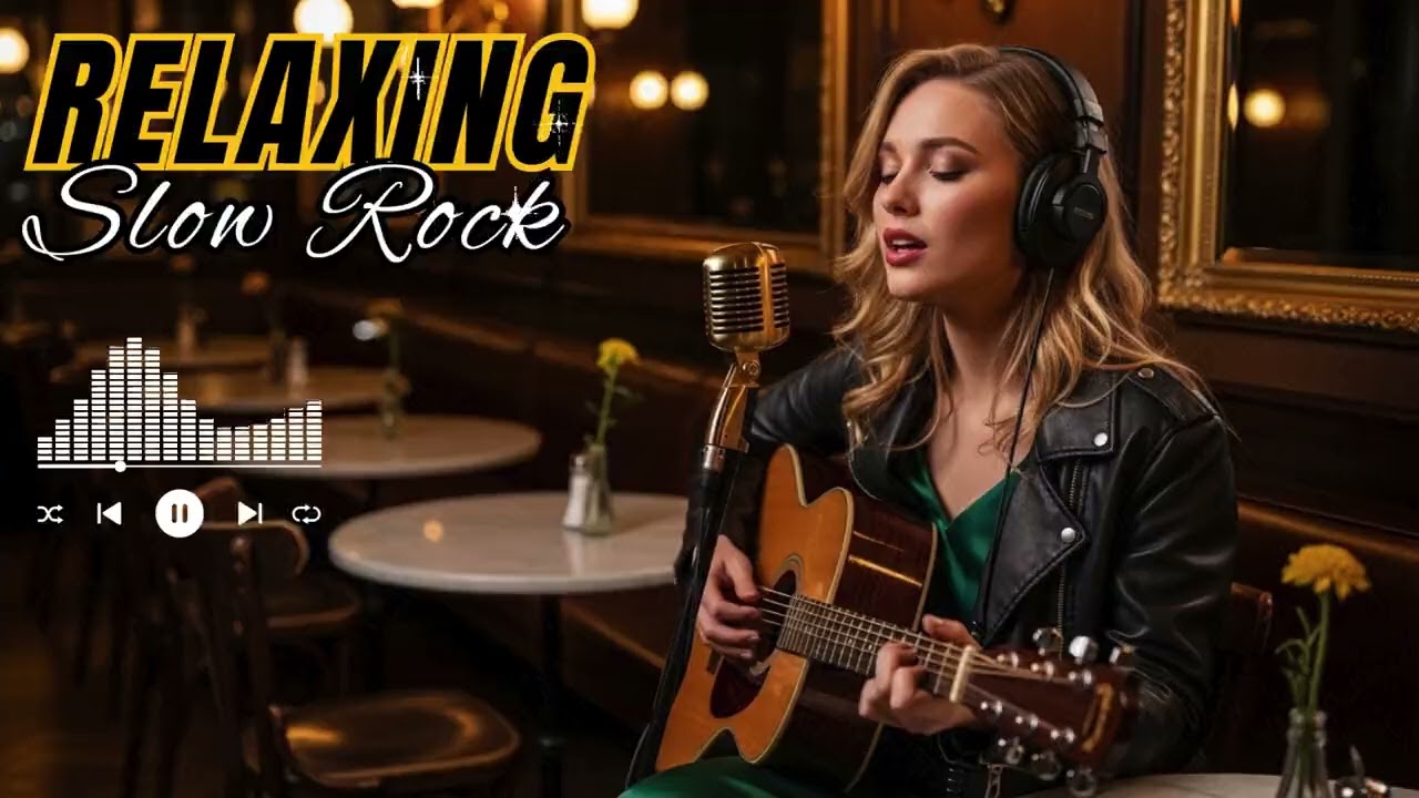 Relaxing Guitar Slow Rock Instrumentals – Calm Background Music for Relaxation