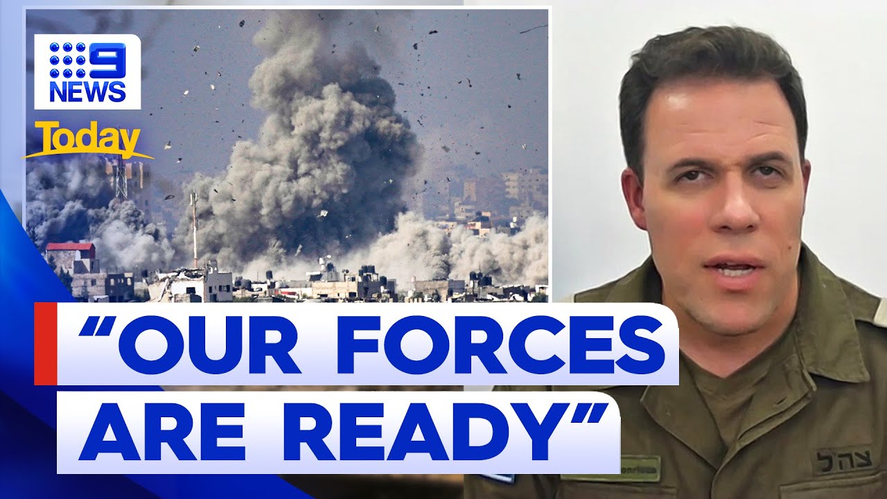 Israeli war chief vows to dismantle Hamas in just months | 9 News Australia