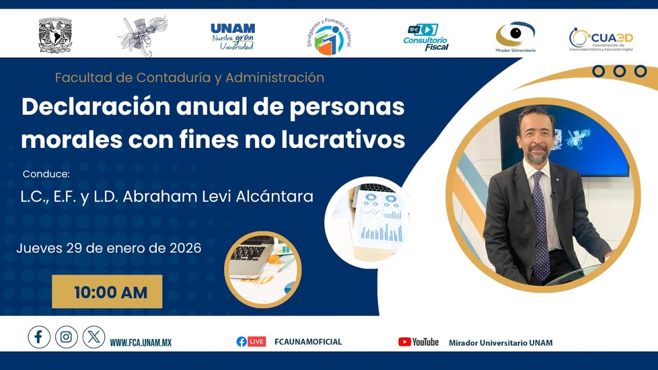 Declaración anual de personas morales con fines no lucrativos