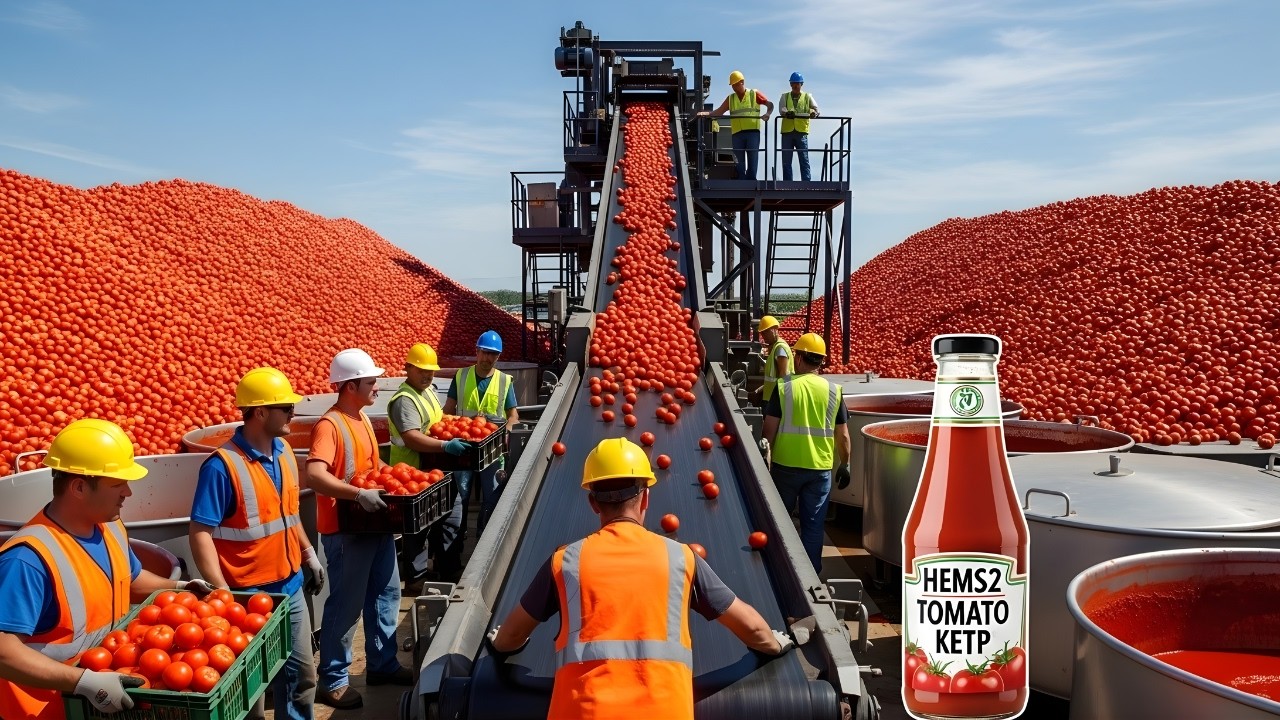 Traditional Ketchup Factory | How Ketchup Is Made