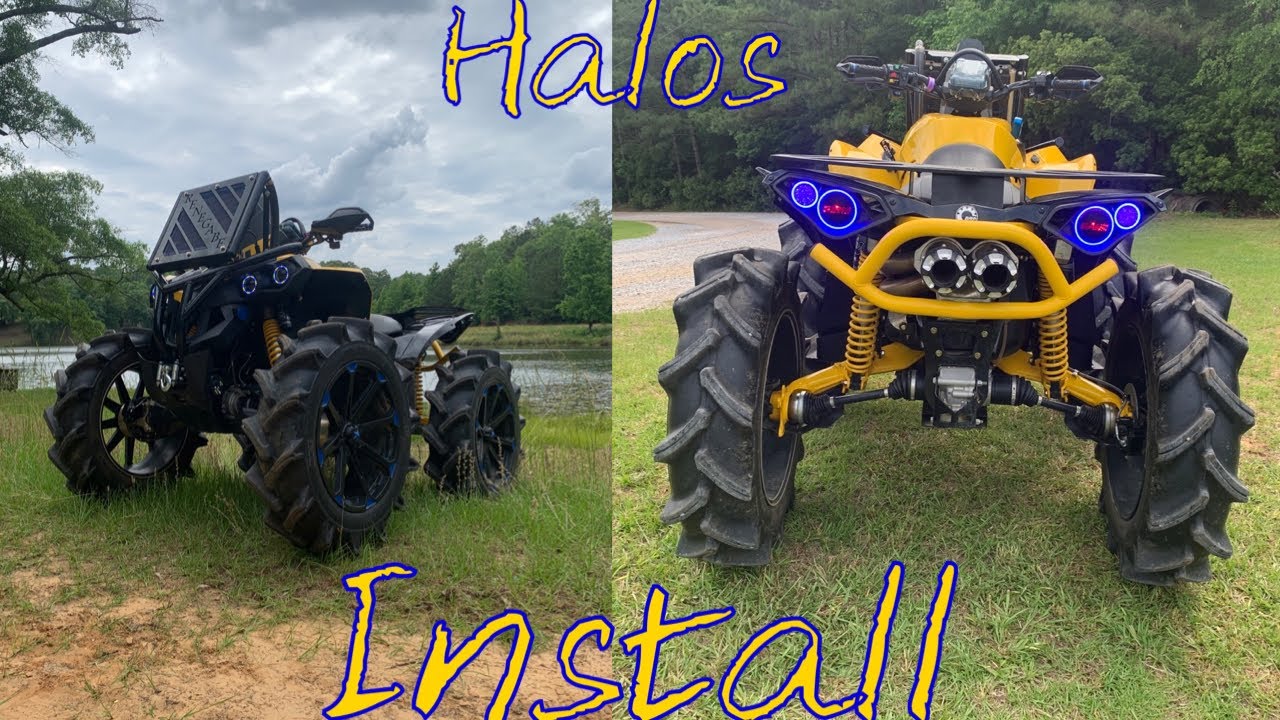 How to Install Front and Rear Halos on a Can am!! Building the BADDEST 2021 Can am Renegade 1000 XMR