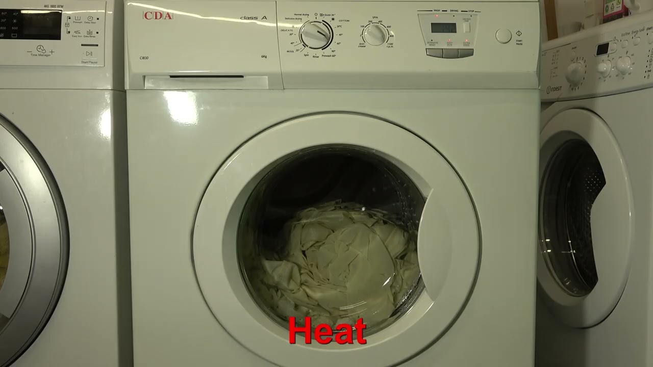 Cotton 60'c + extra rinse + easy iron / CDA (Fagor) CI830 Washing machine