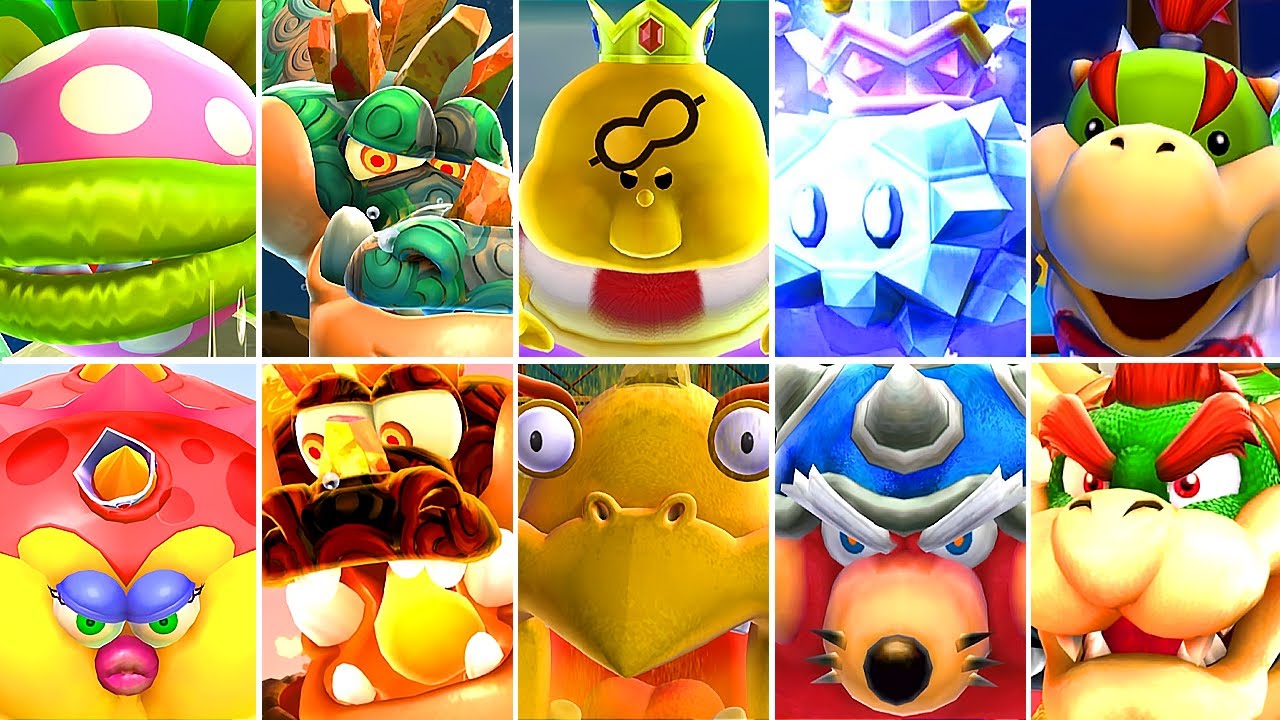Super Mario Galaxy 1 + 2 - All Bosses
