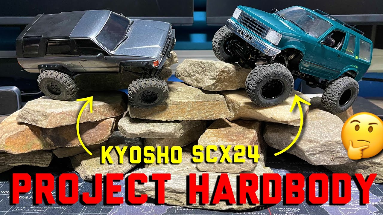 Scx24 Hardbody Build 1993 Ford Explorer! // 1/20th Scale model body mounted to my modded scx24//