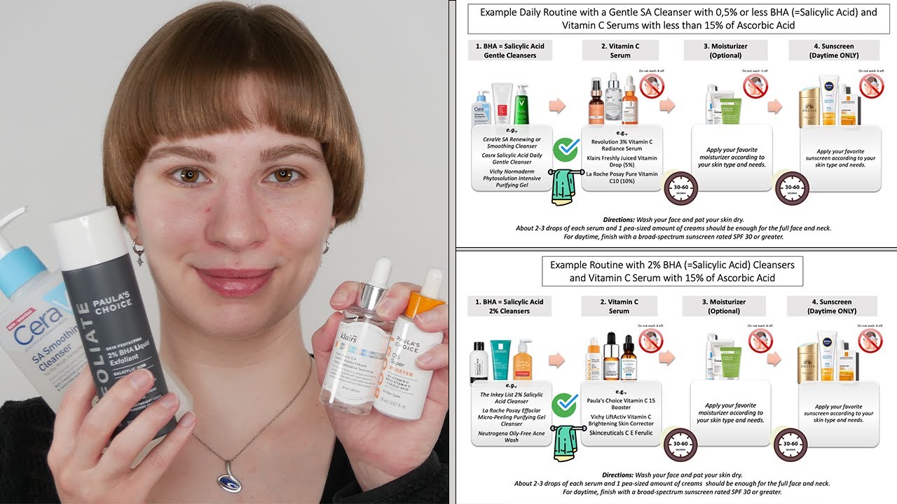Can I use Salicylic Acid (BHA) with Vitamin C Serum (Ascorbic Acid) ?