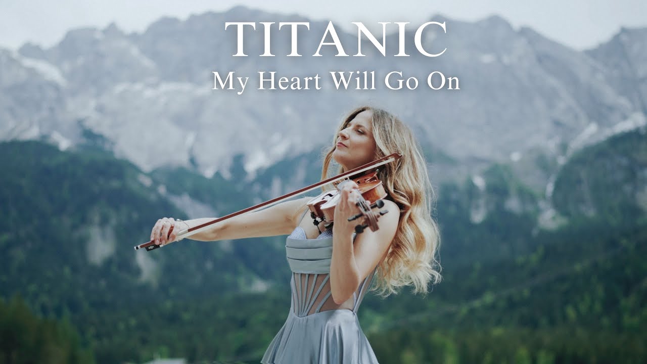TITANIC - My Heart Will Go On 🚢🏔️💙  Emotional violin cover by ViOLiNiA