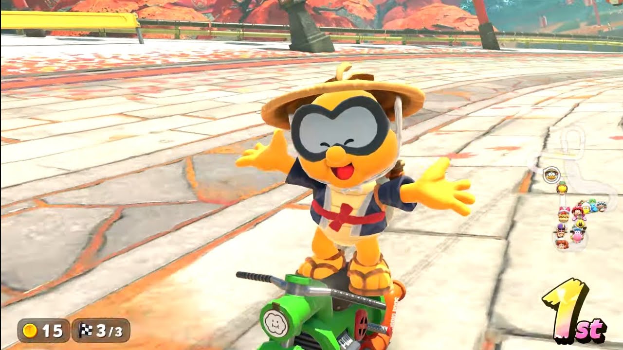 Mario Kart World Cheep Cheep Falls Gameplay