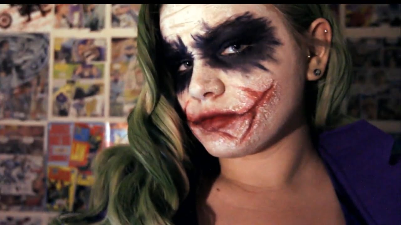 Gore-Ella's Female Joker Makeup Tutorial