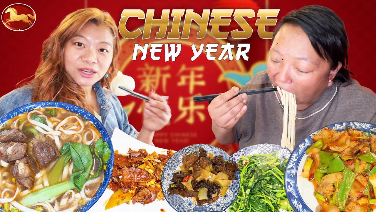CHINESE FOOD MUKBANG IN CHINESE NEW YEAR 🏮🧧MUNA DD BUDI BACHHA 😝