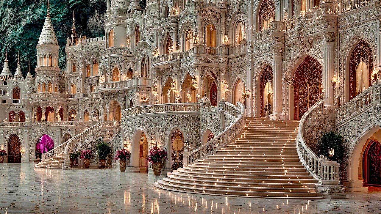 Step Inside a Dream of Opulence | A Cinematic AI Journey Through Palatial Mansions and Royal Palaces