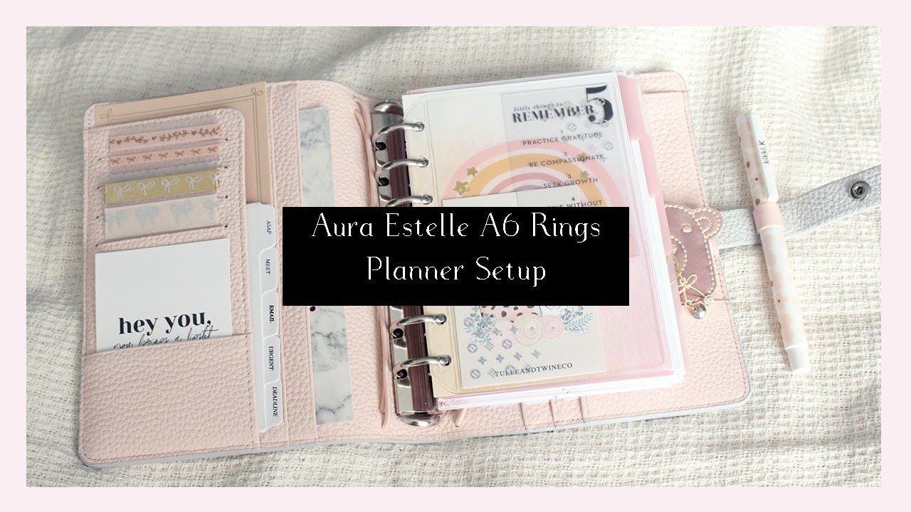 Aura Estelle A6 Rings Scarlet Porcelain Sakura setup | Ana Jolene Printables