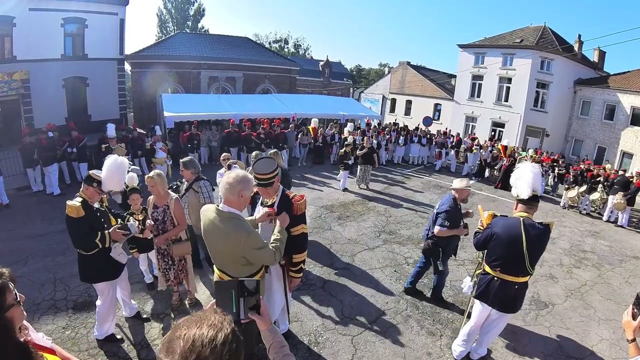 Marche Saint Roch et Saint Frégo Acoz 2023 2 Remise des médailles 