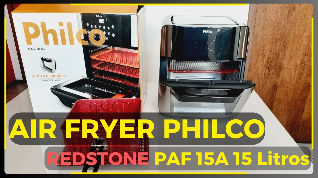 Fritadeira Air Fryer Oven PHILCO REDSTONE 15 Litros PAF15A - Unboxing e Analise Completa