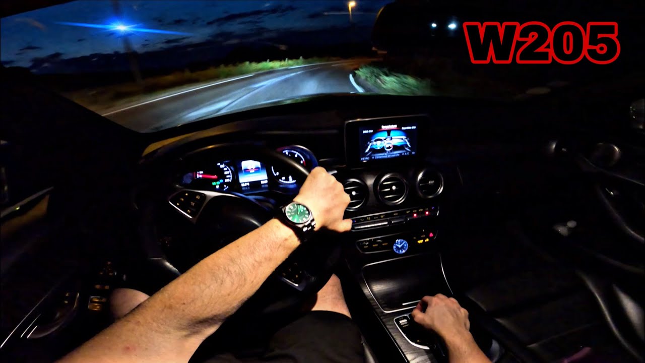 Night Drive POV – Mercedes C W205 2017
