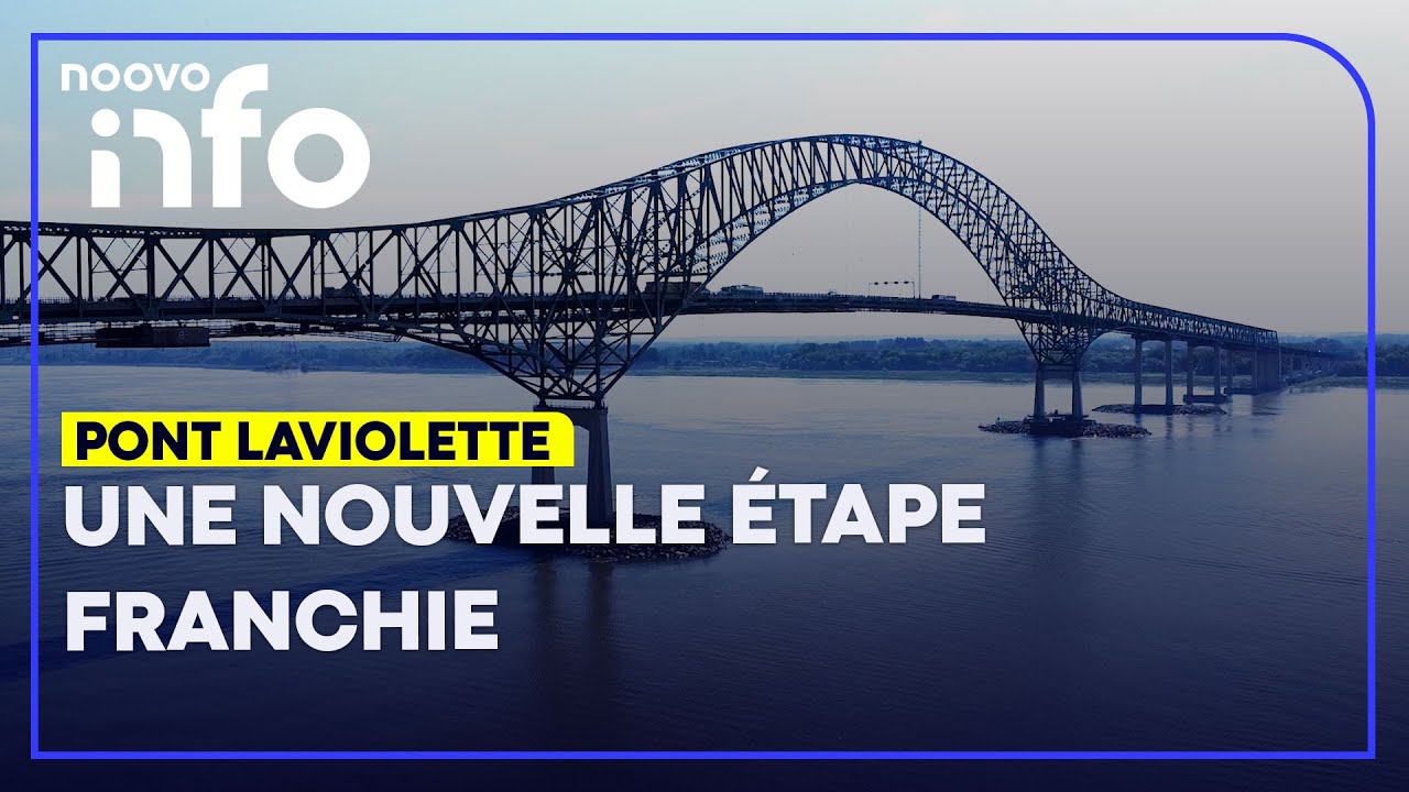 Nouvelle étape franchie dans les travaux du pont Laviolette: 680 panneaux de dalles remplacés