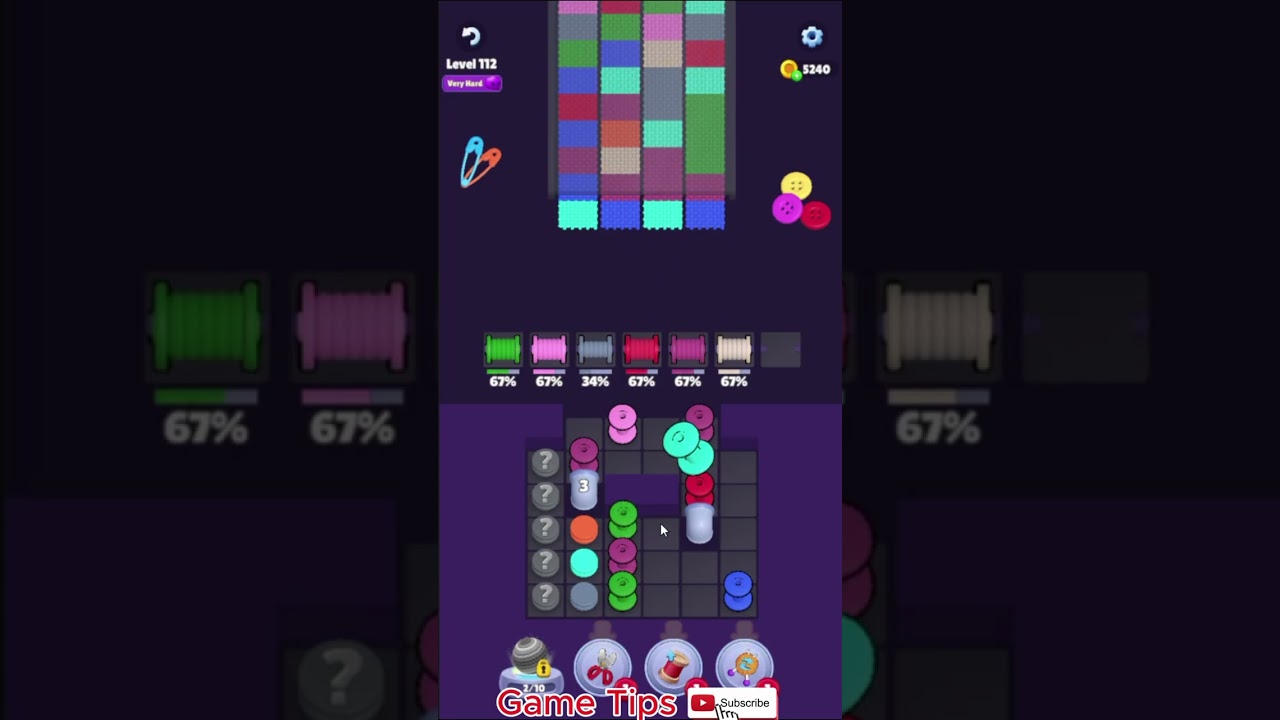 Knit Out level 112 Solution Walkthrough