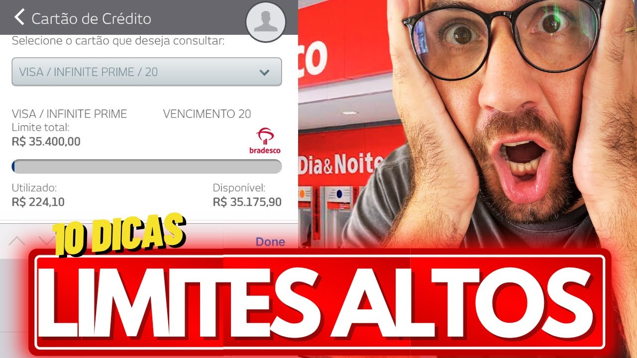10 DICAS de Como se relacionar com o BRADESCO e obter ALTOS LIMITE