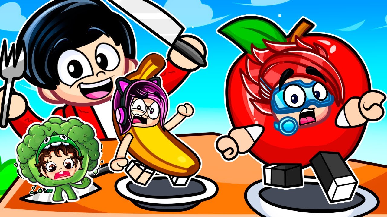 Jugamos Luchas de Comida Loca con Family Juega | Karim Juega