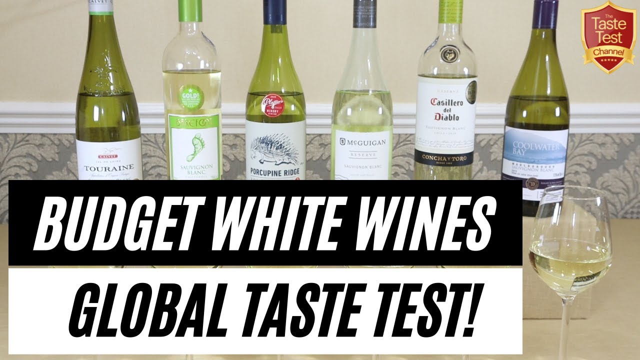 WHITE WINE TASTE TEST COMPARISON! | BEST BUDGET Sauvignon /Fum&eacute; Blanc in the world?