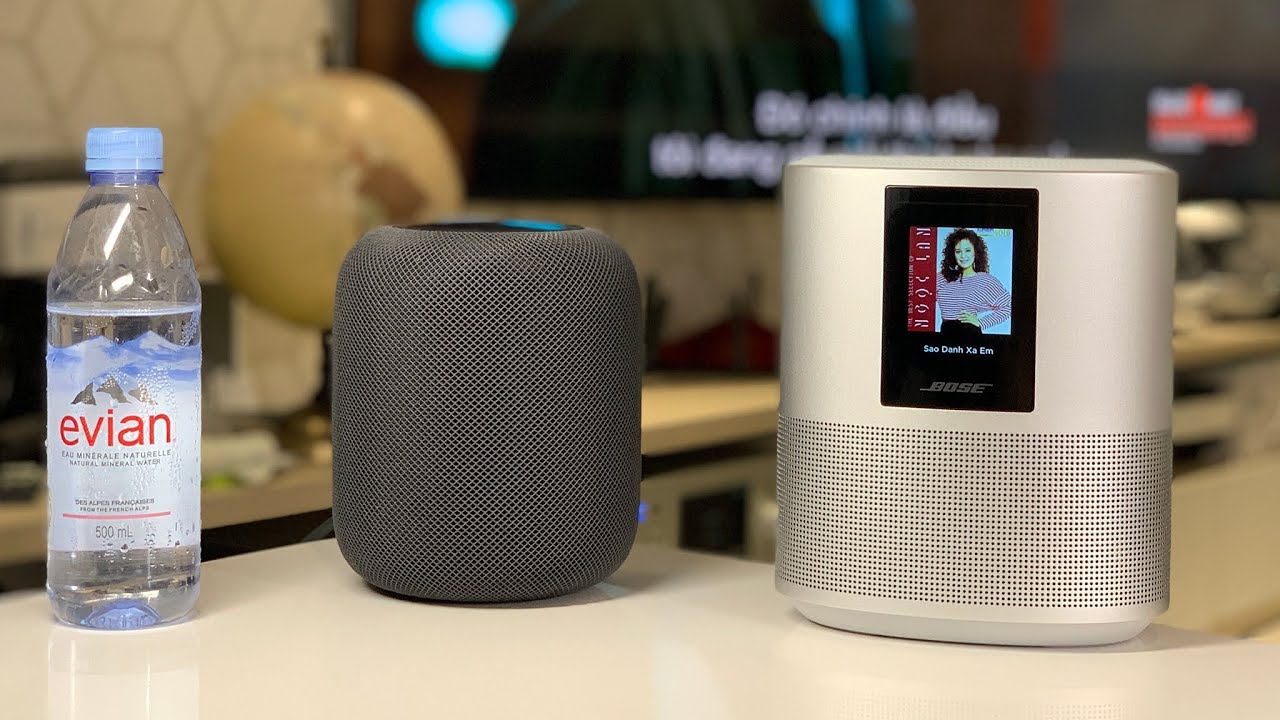 Khui hộp loa thông minh đến từ Mỹ là Bose Home Speaker 500 và so nhanh với Apple HomePod