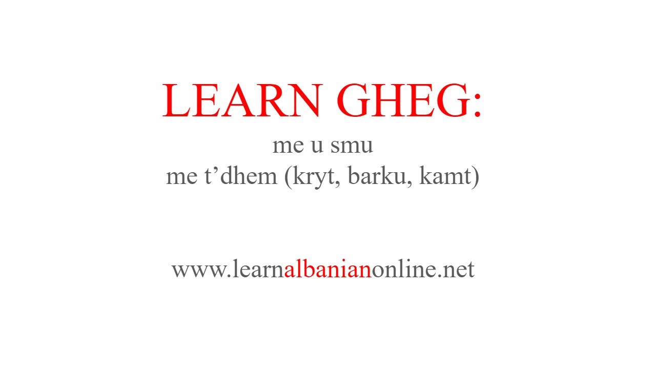 Learn GHEG: How to say I AM SICK?