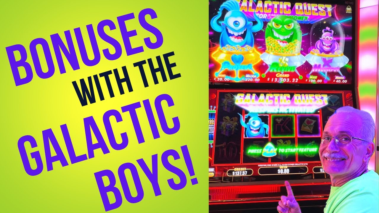 Bonuses with the Galactic Boys @hardrocktampa  #bonus #slotscasinogames