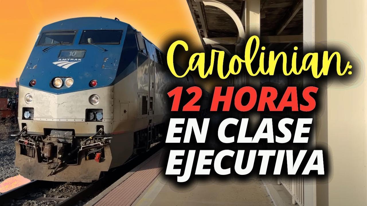 El CAROLINIAN: Una ODISEA de 12 HORAS en CLASE EJECUTIVA | De Greensboro a NYC en TREN