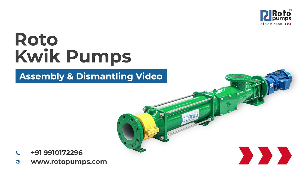 Roto Pumps Ltd- Roto Kwik (Real Time Pump Assembly & Dismantling)