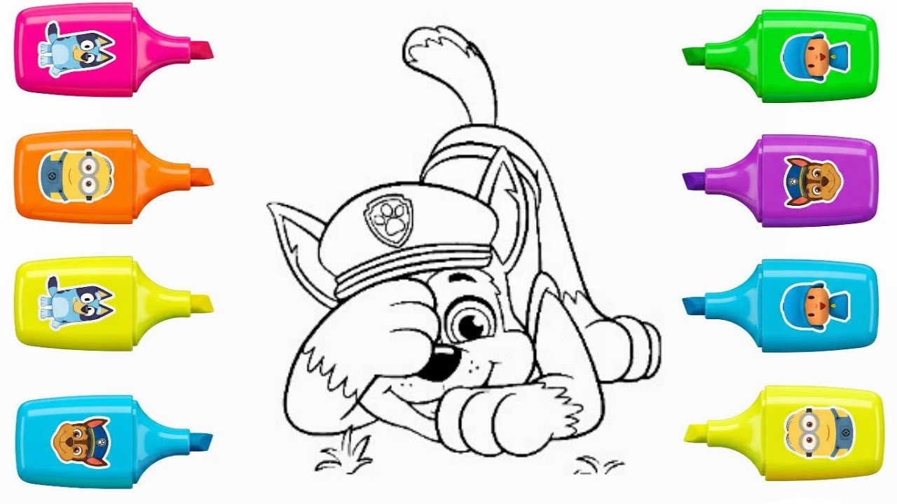 Paw Patrol Drawing Step by Step | Cartoon Fun 🖍️