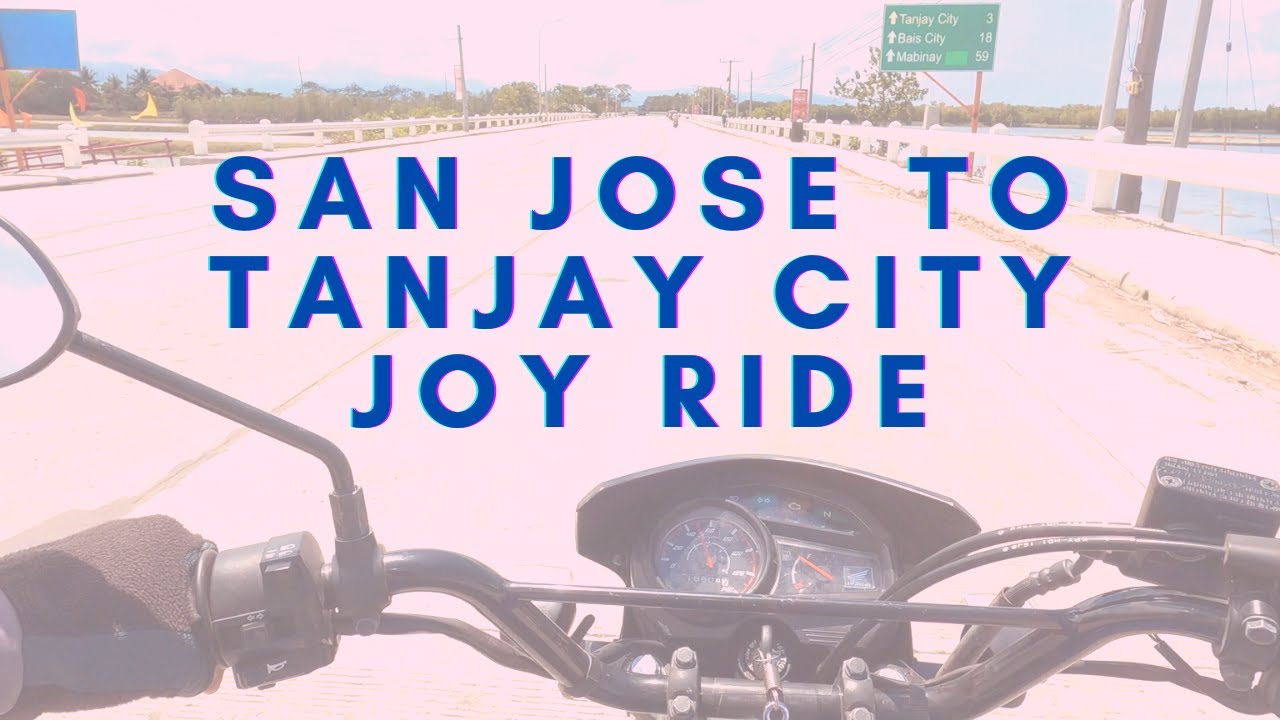 San Jose Town To Tanjay City Negros Oriental Joy Riding | 4K