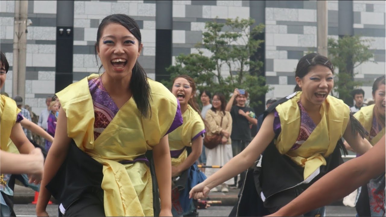 【安濃津よさこい】福井大学よっしゃこい 2025年度演舞『義ノ華』2025/10/11　郵便局前会場