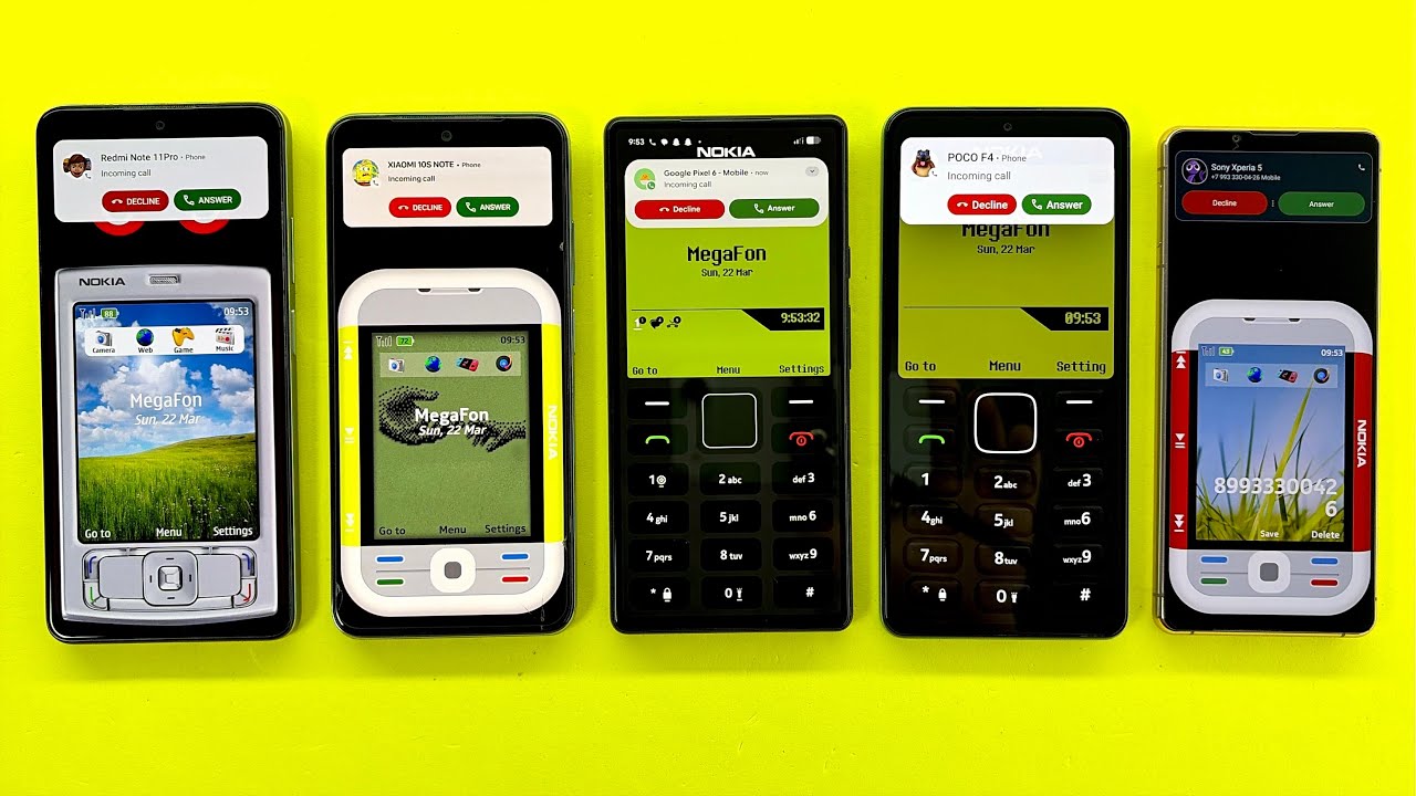 Incoming Call Nokia Launcher | POCO F4, Redmi Note 11Pro, Google Pixel 6, Sony Xperia 5, Redmi N10S 