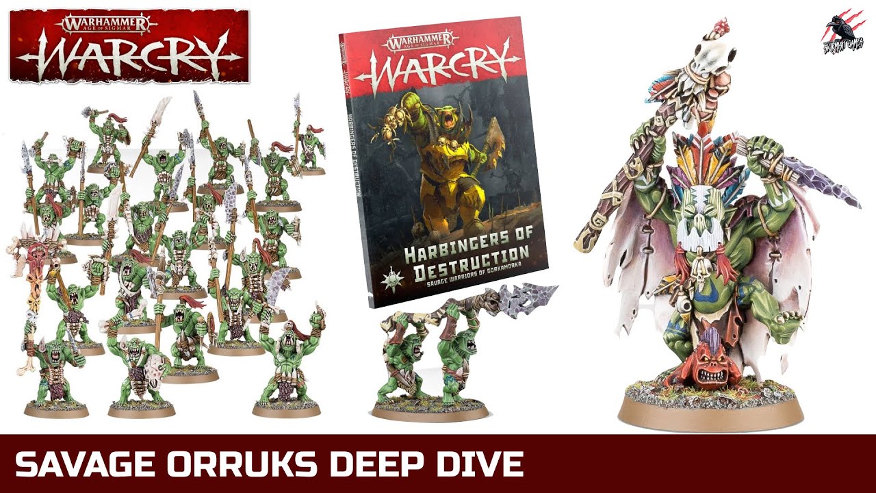 WARCRY SAVAGE ORRUKS DEEP DIVE - WARCRY BONESPLITTERZ - Proxies, Prices, Fighter Cards & Abilities