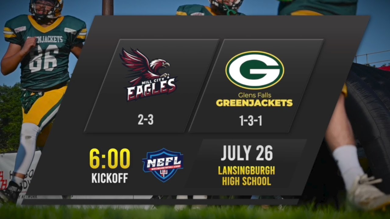 The Glens Falls Greenjackets vs. the Mill City Eagles