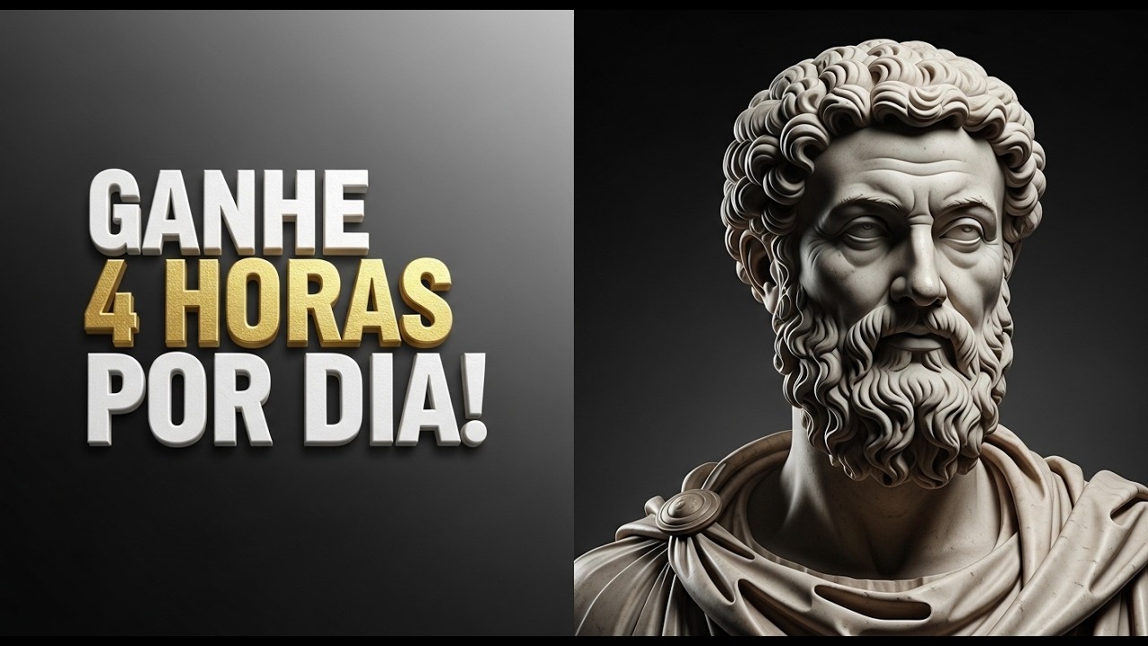 SUA MENTE ESTÁ SENDO ROUBADA - O MÉTODO ESTOICO PARA RECUPERAR 4 HORAS DO SEU DIA #estoicismo