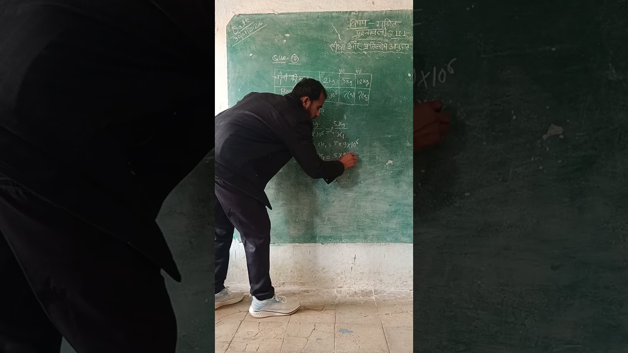 सीधा और प्रतिलोम समानुपात (class 8th,Ex. :- 11.1)