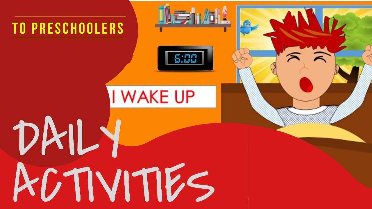 My daily routine - My day - Learn english for kids-Educational videos-kids.