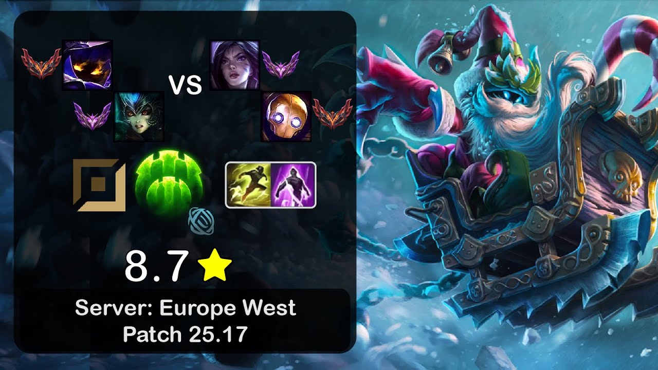 Veigar APC + Nami vs Kai'Sa + Blitzcrank - EUW GrandMaster - Patch 25.17