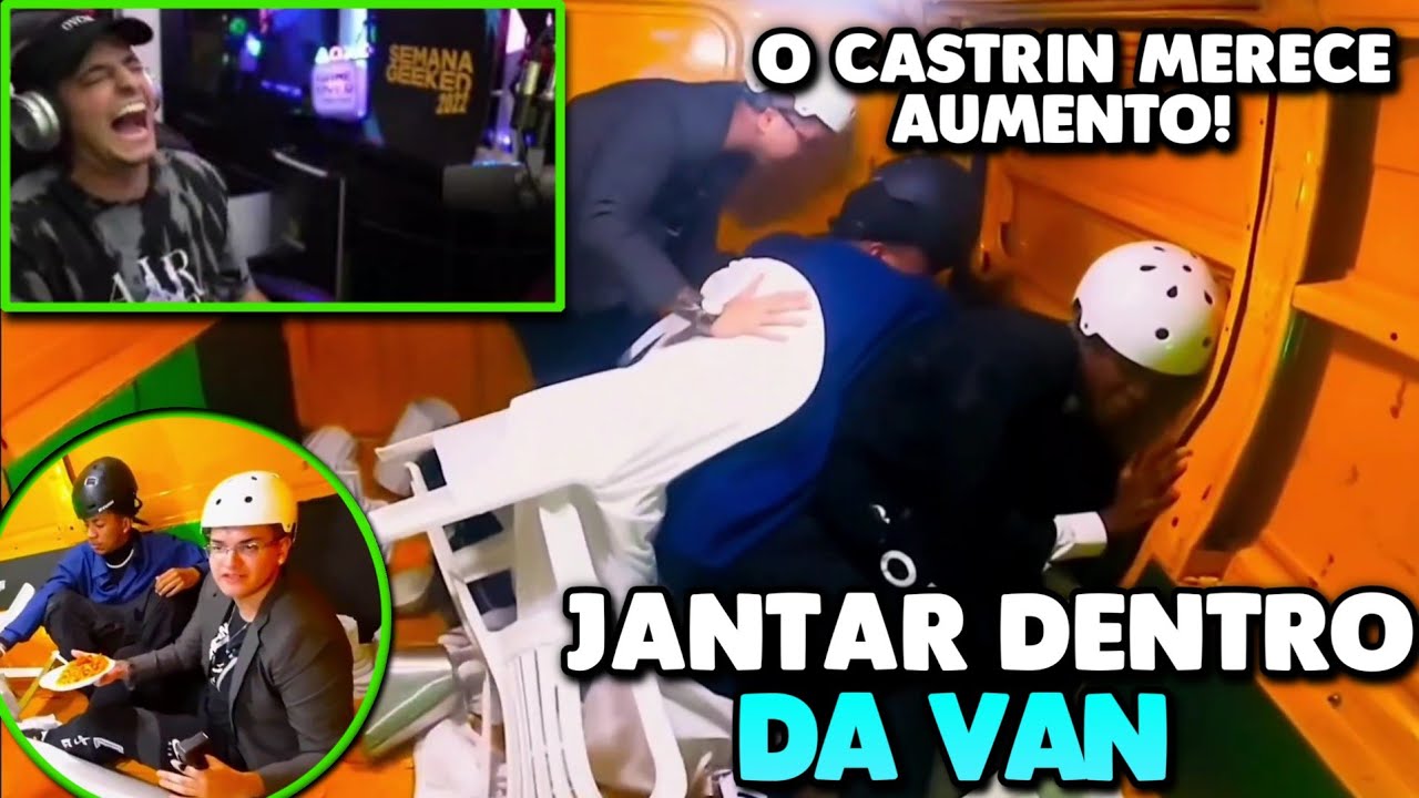 CORINGA REAGINDO AO JANTAR DA LOUD DENTRO DA VAN A 80KM | COITADO DO CASTIN KKKK | TENTE NÃO RIR