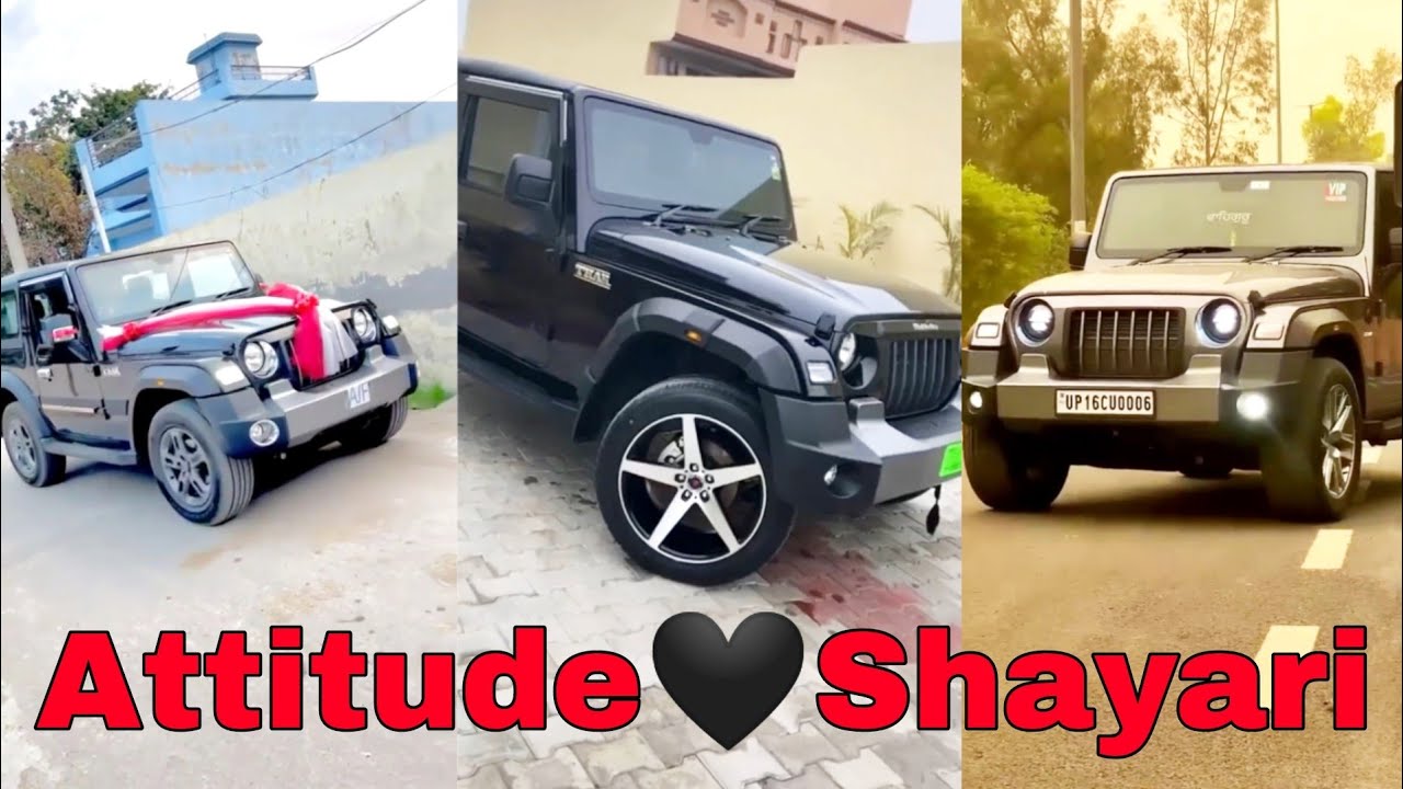 New modified Mahindra Thar stunt Attitude shayari lover viral video 2021||M.H.A TikTok|