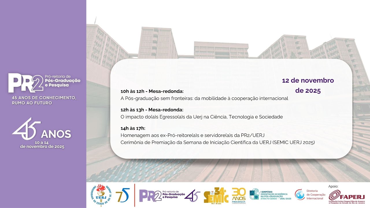 45 anos da UERJ/PR2 (12/11/2025)